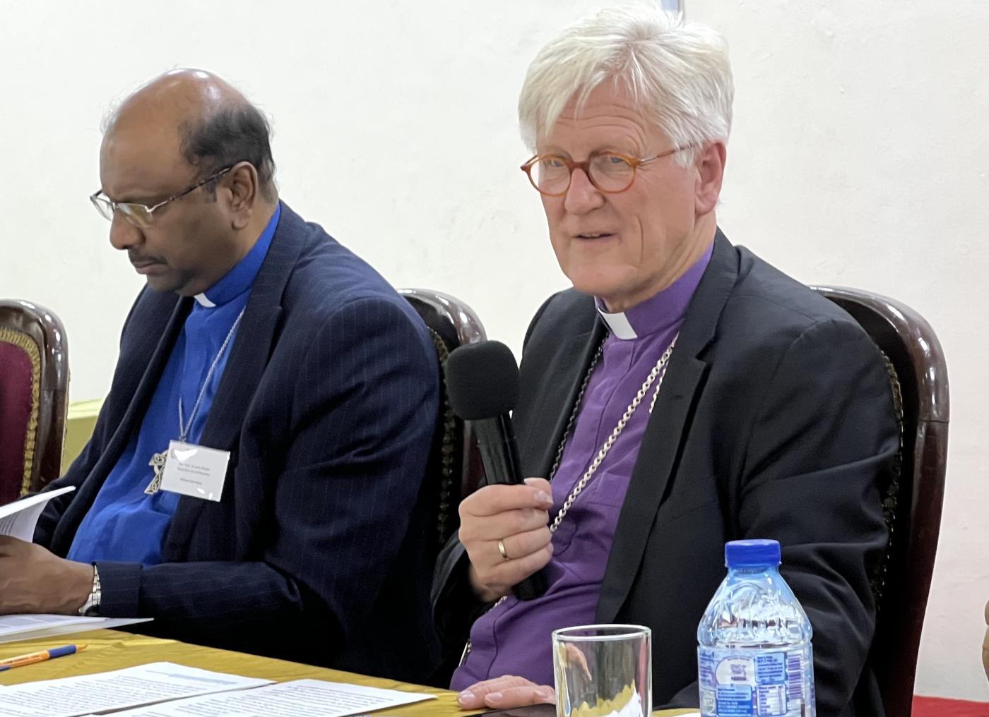 WCC moderator addressing the WCC executive committee