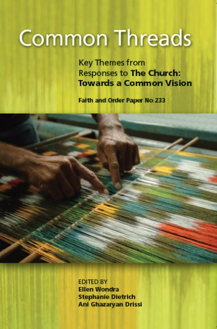 Common Threads Cover - image of hands weaving