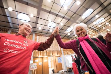 World AIDS Day at the Ecumenical Centre in Geneva, where WCC-EAA brought together representatives of faith-based organizations as well as public sector and inter-governmental organizations, 1 December 2017.