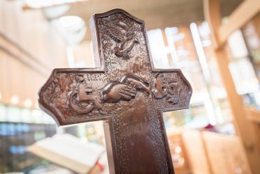 Wooden cross, gift to Pope Francis in 2018  
