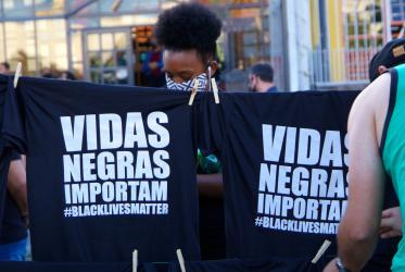 Protester, Racism #BlackLivesMatter, Brazil
