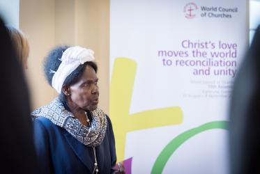 Dr Agnes Abuom presents the WCC 11th Assembly