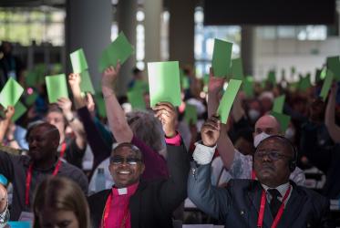 Assembly delegates vote to approve a list of new Central Committee members